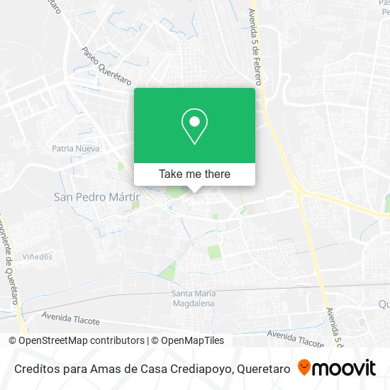 Credítos para Amas de Casa Crediapoyo map
