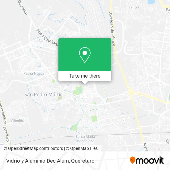 Mapa de Vidrio y Aluminio Dec Alum