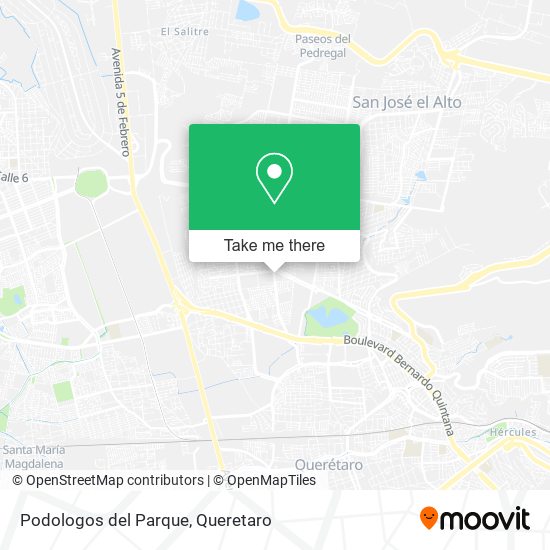 Podologos del Parque map
