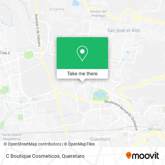 C Boutique Cosmeticos map