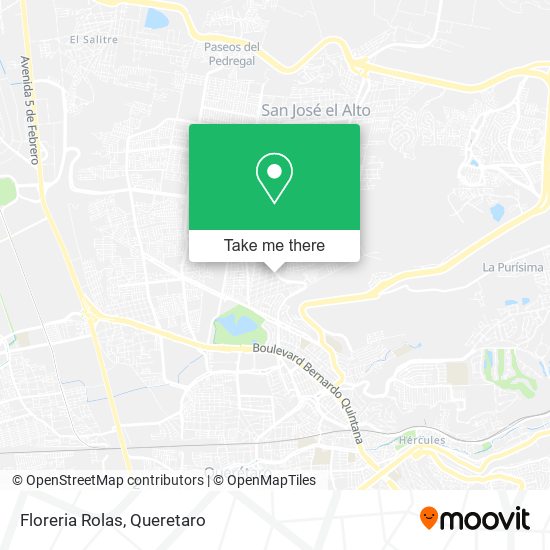 Mapa de Floreria Rolas