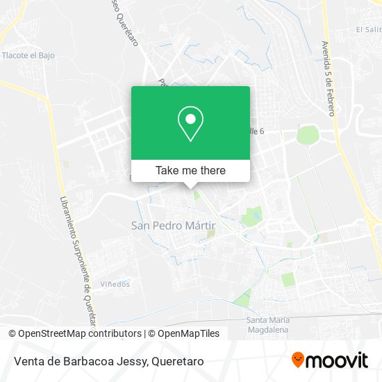 Mapa de Venta de Barbacoa Jessy