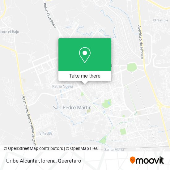 Uribe Alcantar, lorena map
