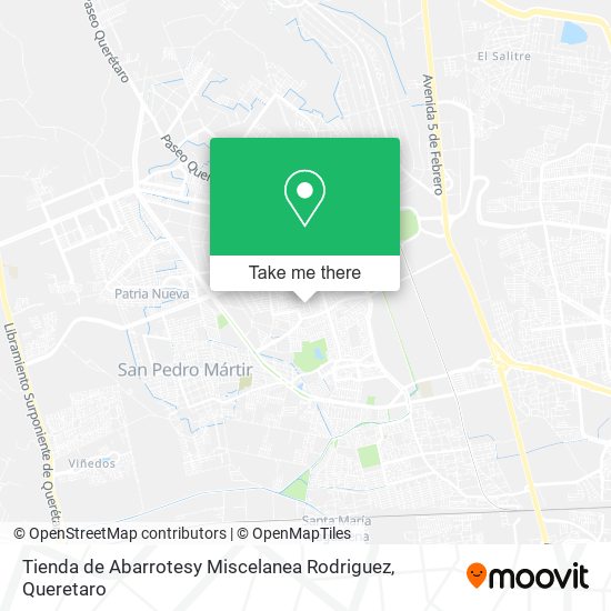 Tienda de Abarrotesy Miscelanea Rodriguez map