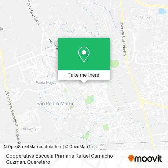 Mapa de Cooperativa Escuela Primaria Rafael Camacho Guzman
