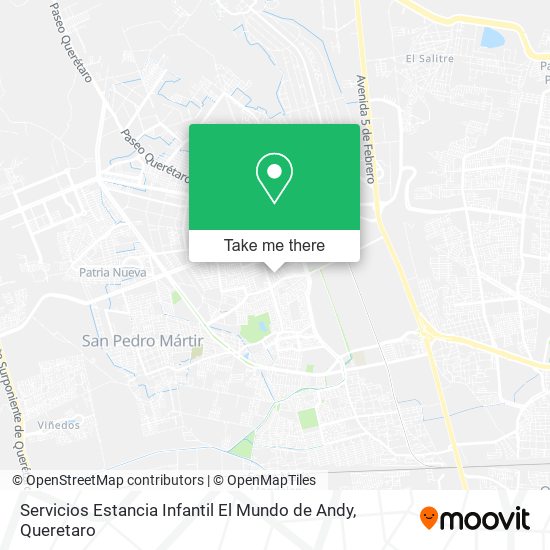 Servicios Estancia Infantil El Mundo de Andy map