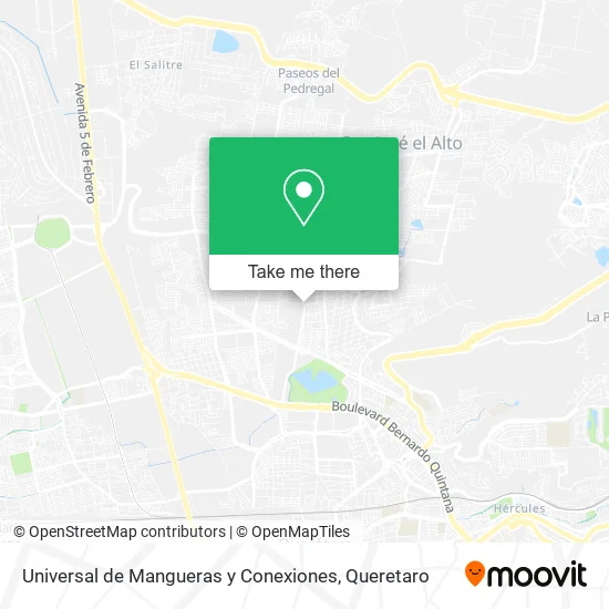 Mapa de Universal de Mangueras y Conexiones