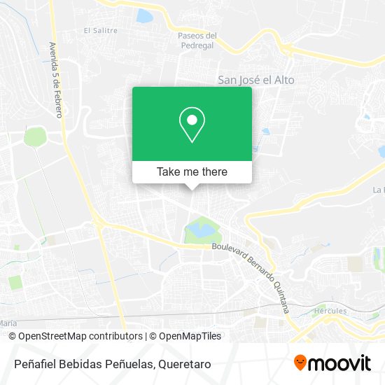 Peñafiel Bebidas Peñuelas map