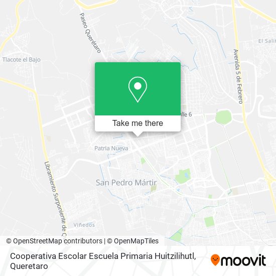 Cooperativa Escolar Escuela Primaria Huitzilihutl map
