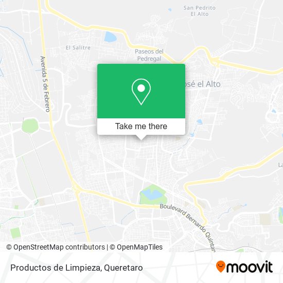 Productos de Limpieza map