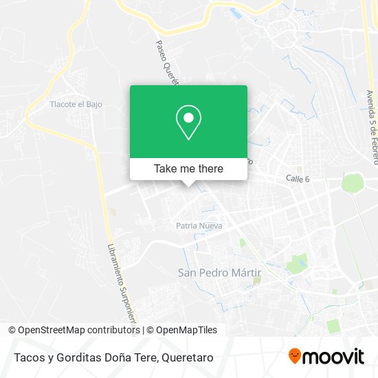 Tacos y Gorditas Doña Tere map