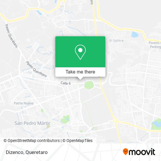 Mapa de Dizenco