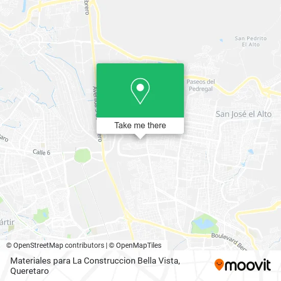 Mapa de Materiales para La Construccion Bella Vista