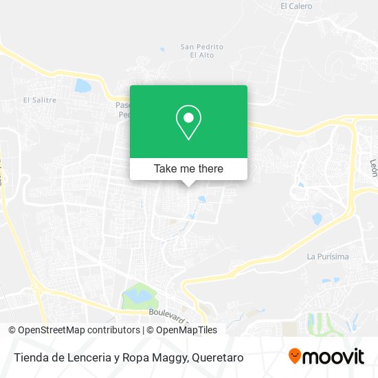 Tienda de Lenceria y Ropa Maggy map