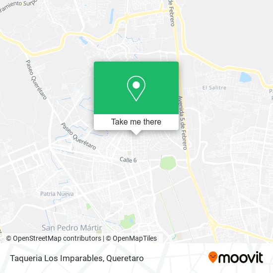 Taqueria Los Imparables map