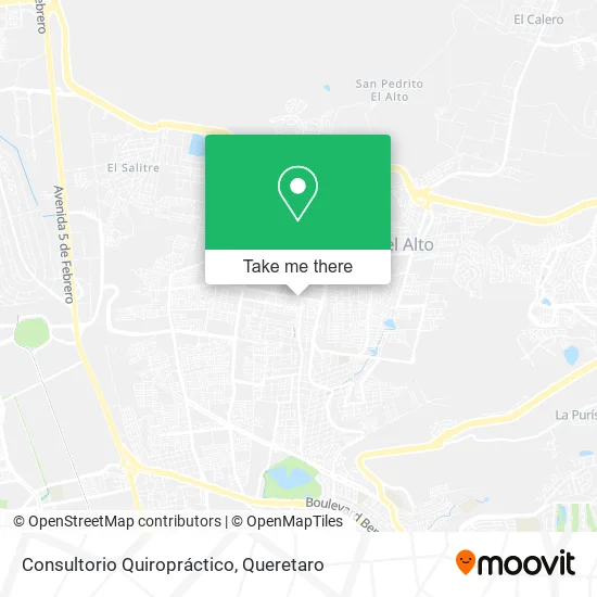 Mapa de Consultorio Quiropráctico