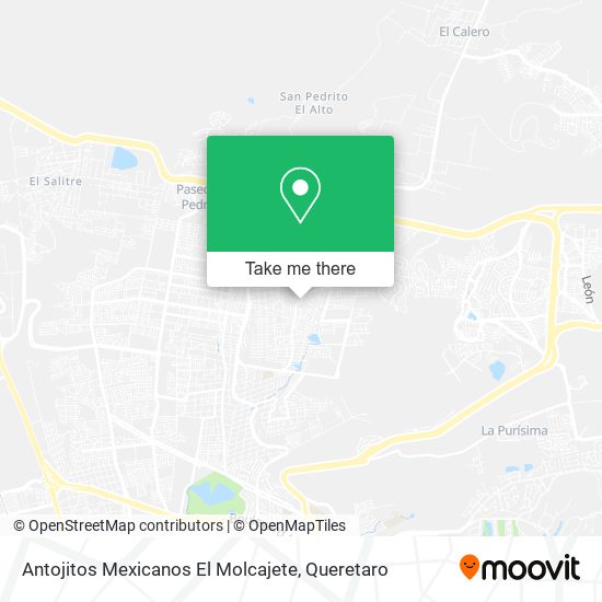 Antojitos Mexicanos El Molcajete map
