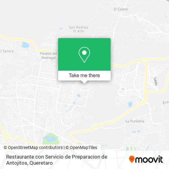 Restaurante con Servicio de Preparacion de Antojitos map