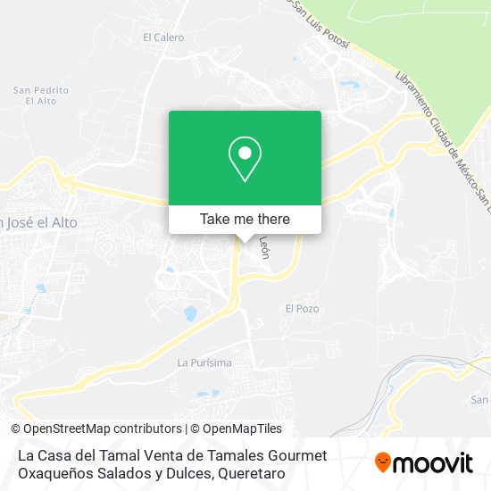 La Casa del Tamal Venta de Tamales Gourmet Oxaqueños Salados y Dulces map