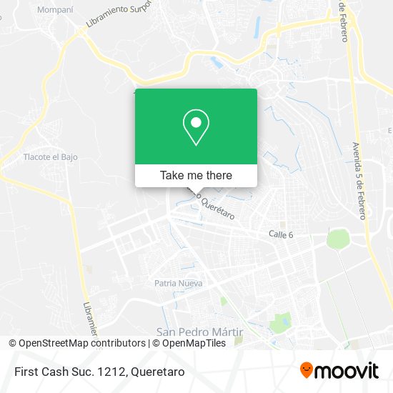 Mapa de First Cash Suc. 1212