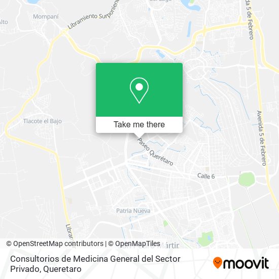 Consultorios de Medicina General del Sector Privado map