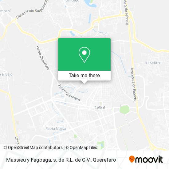 Massieu y Fagoaga, s. de R.L. de C.V. map