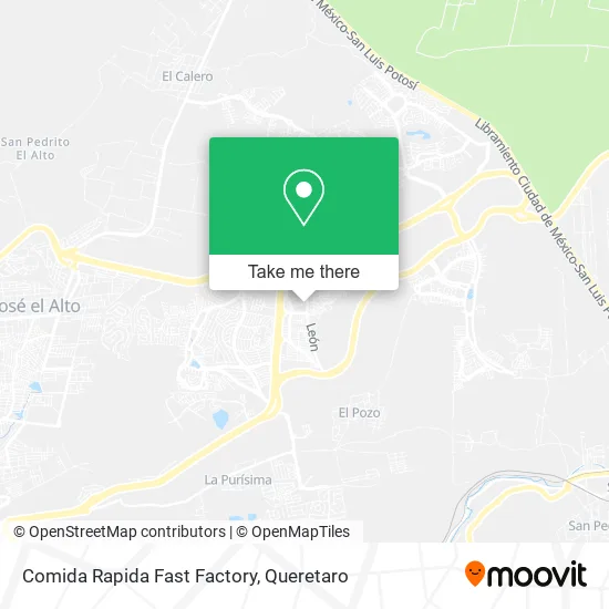 Mapa de Comida Rapida Fast Factory