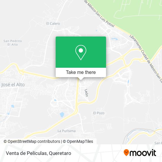 Venta de Películas map