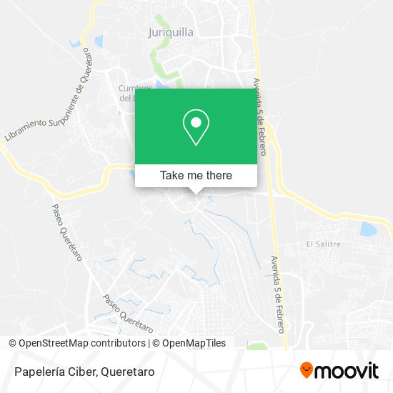 Mapa de Papelería Ciber