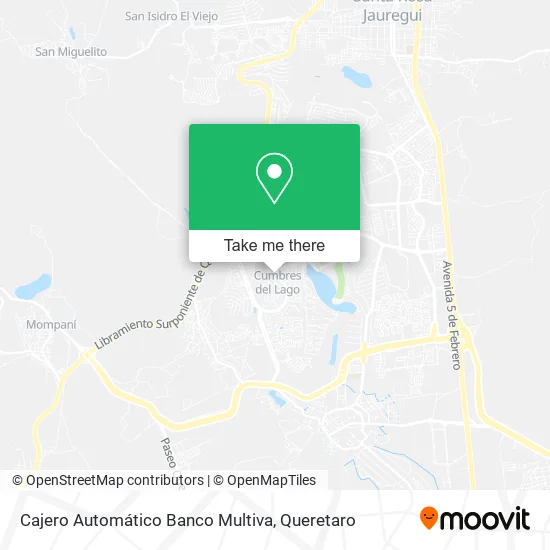 Cajero Automático Banco Multiva map
