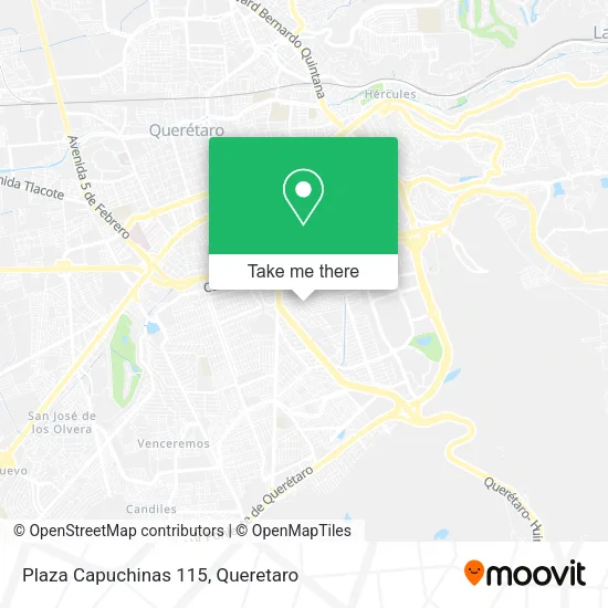 Mapa de Plaza Capuchinas 115