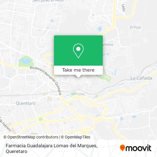 Farmacia Guadalajara Lomas del Marques map