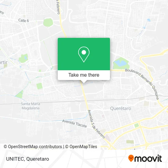 Mapa de UNITEC
