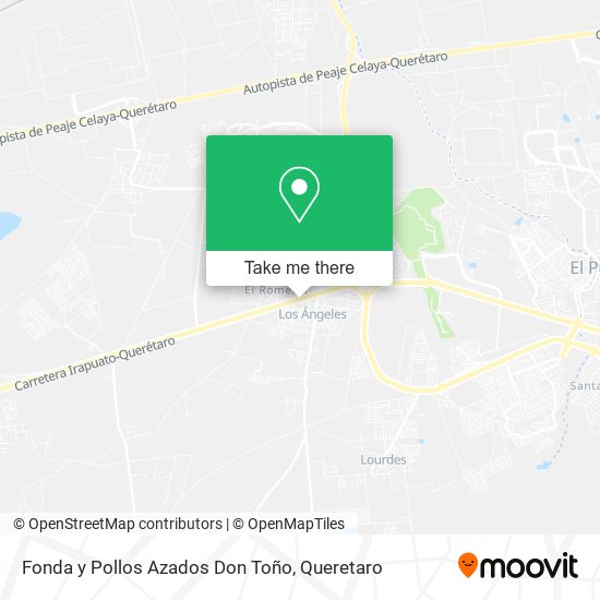 Fonda y Pollos Azados Don Toño map