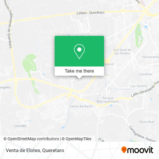 Venta de Elotes map