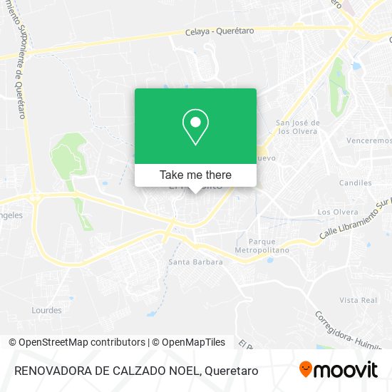 RENOVADORA DE CALZADO NOEL map