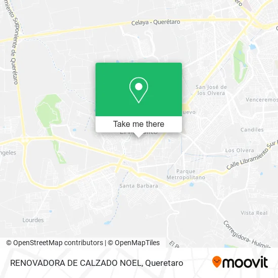 Mapa de RENOVADORA DE CALZADO NOEL