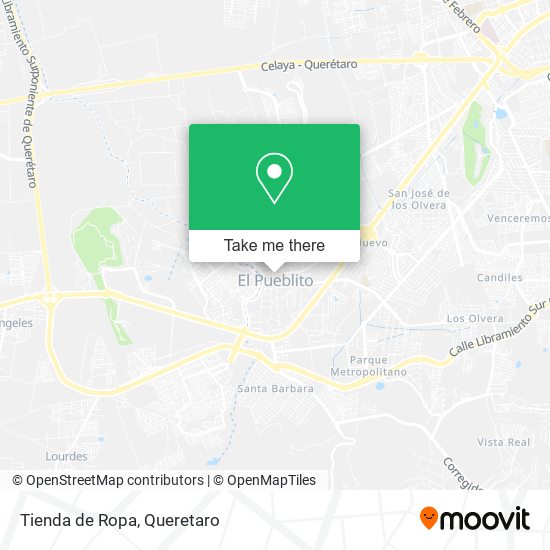 Tienda de Ropa map