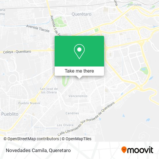 Mapa de Novedades Camila