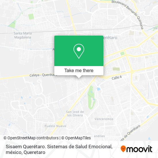 Mapa de Sisaem Querétaro. Sistemas de Salud Emocional, méxico