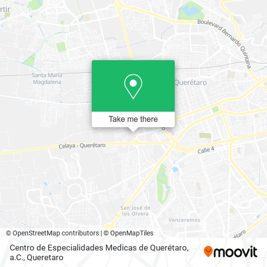 Centro de Especialidades Medicas de Querétaro, a.C. map