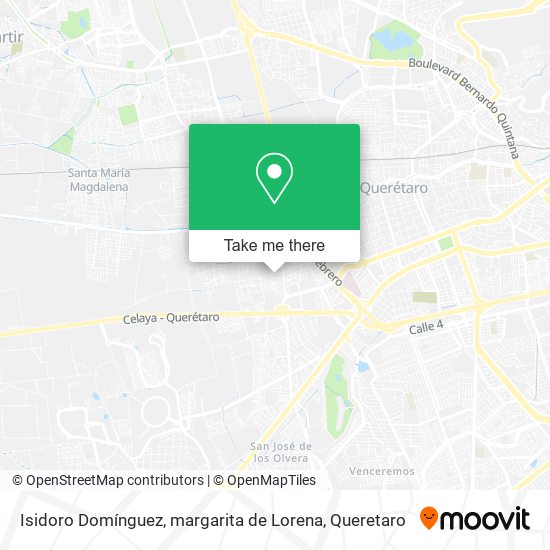 Isidoro Domínguez, margarita de Lorena map