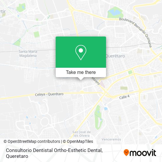 Mapa de Consultorio Dentistal Ortho-Esthetic Dental