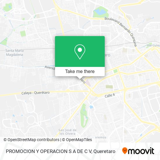 PROMOCION Y OPERACION S A DE C V map