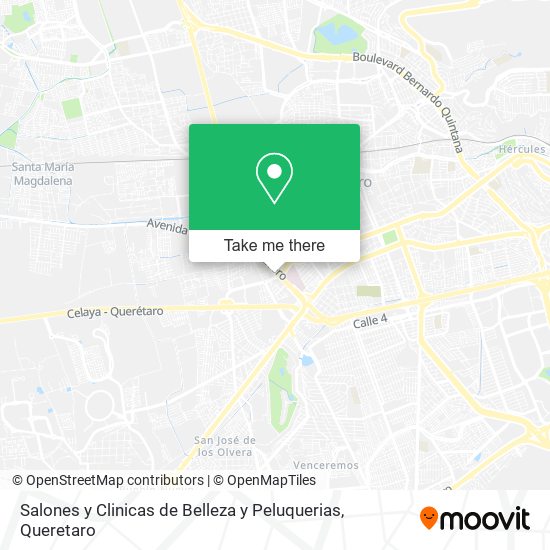 Salones y Clinicas de Belleza y Peluquerias map