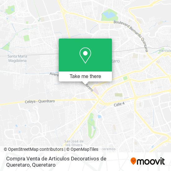 Compra Venta de Articulos Decorativos de Queretaro map