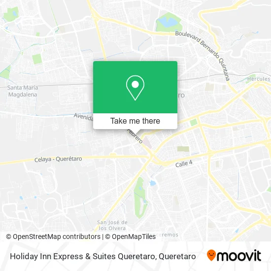 Holiday Inn Express & Suites Queretaro map