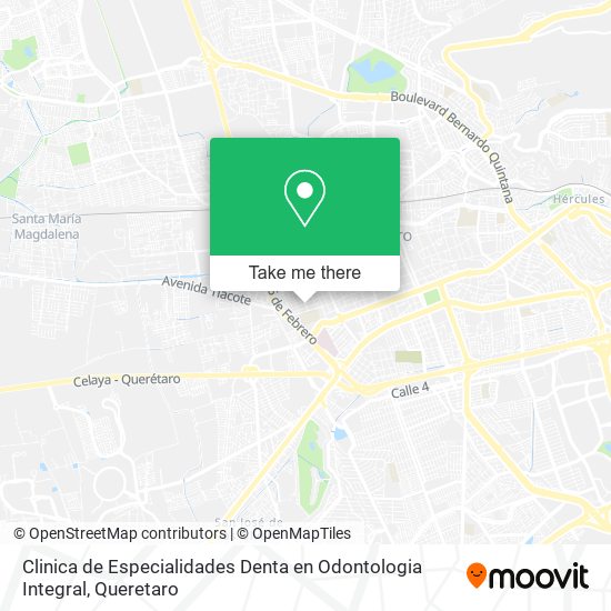 Clinica de Especialidades Denta en Odontologia Integral map