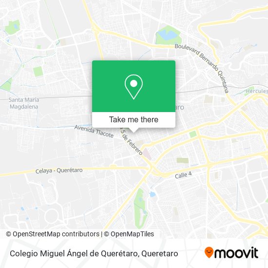 Colegio Miguel Ángel de Querétaro map