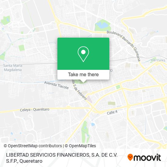 Mapa de LIBERTAD SERVICIOS FINANCIEROS, S.A. DE C.V. S.F.P.